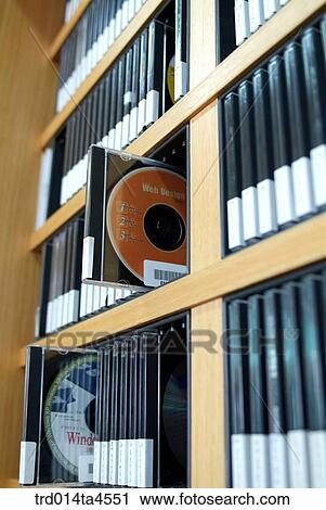 CDs on the shelf View Large Photo Image Stock Image - CDs on the shelf. Fotosearch