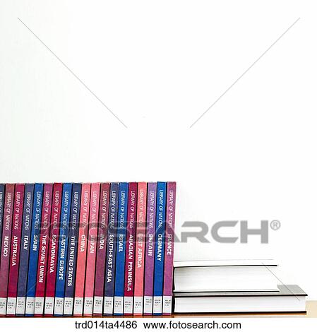 Stock Photograph - many books. Fotosearch