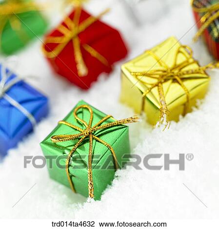 A gift box of Christmas decoration View Large Photo Image Stock Image - A gift box of Christmas decoration. Fotosearch