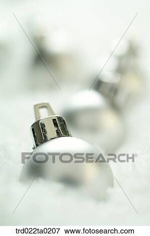 Stock Photo - Beads of Christmas decoration. Fotosearch