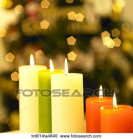 Stock Image - candles. Fotosearch