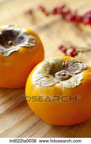 Stock Photo - Persimmon. Fotosearch