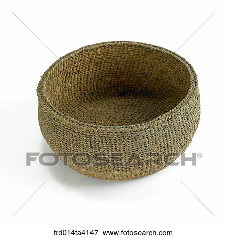 Stock Photo - basket, straw basket, object, antique, living article, folk, Korean tradition. Fotosearch