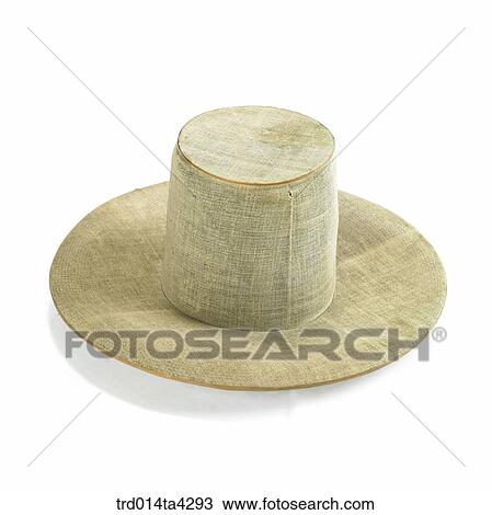 Stock Image - Korean hat, object, antique, living article, folk, Korean tradition, tradition. Fotosearch