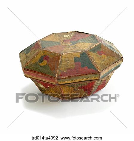 Stock Image - workbox, object, antique, living article, folk, Korean tradition, tradition. Fotosearch