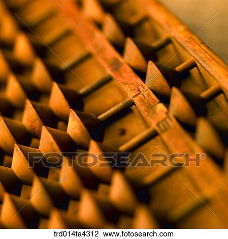 Stock Image - Korea, lifestyle object, tradition, Korean tradition, folk, abacus, antique. Fotosearch