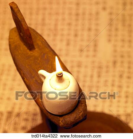 Stock Image - Korea, lifestyle object, tradition, Korean tradition, folk, small kerosene lamp, antique. Fotosearch
