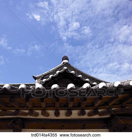 Korea, lifestyle object, tradition, Korean tradition, folk, roof, antique View Large Photo Image Stock Photography - Korea, lifestyle object, tradition, Korean tradition, folk, roof, antique. Fotosearch