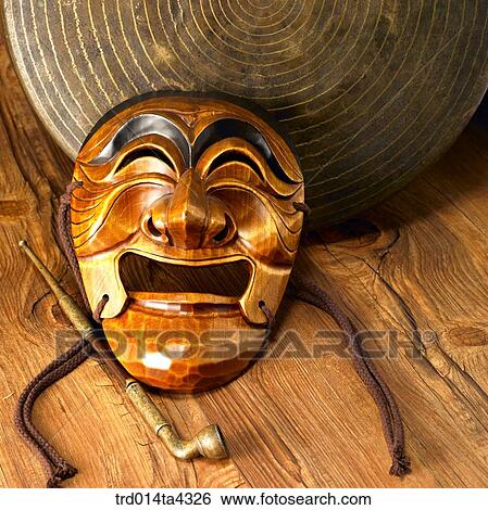 Korean traditional mask, antique, lifestyle object, folk, Korean tradition, tradition, Korea View Large Photo Image Stock Photograph - Korean traditional mask, antique, lifestyle object, folk, Korean tradition, tradition, Korea. Fotosearch