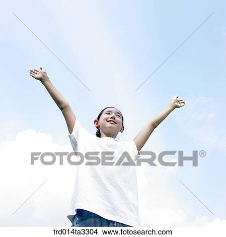 Cheering Girl View Large Photo Image Picture - Cheering Girl. Fotosearch