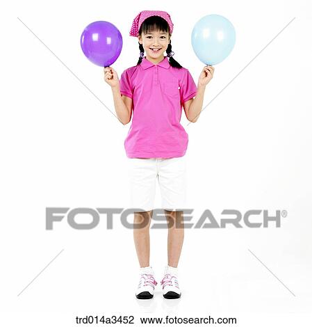 girl holding balloon View Large Photo Image Stock Image - girl holding balloon. Fotosearch