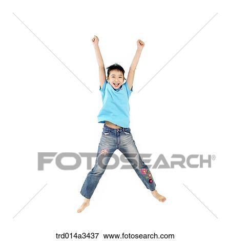 Girl jumping up View Large Photo Image Stock Photo - Girl jumping up. Fotosearch