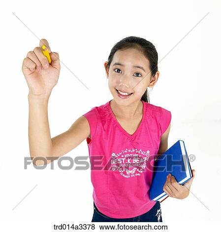 Girl taking class View Large Photo Image Stock Photo - Girl taking class. Fotosearch