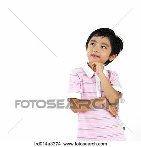 thinking boy View Large Photo Image Picture - thinking boy. Fotosearch