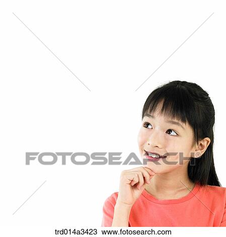 thinking girl View Large Photo Image Stock Image - thinking girl. Fotosearch