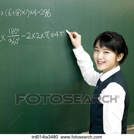 Solving math problem with chalk on the board View Large Photo Image Stock Image - Solving math problem with chalk on the board. Fotosearch