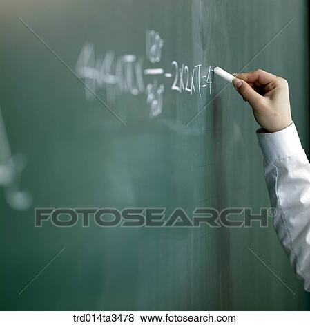 Solving math problem with chalk on the board View Large Photo Image Stock Photo - Solving math problem with chalk on the board. Fotosearch
