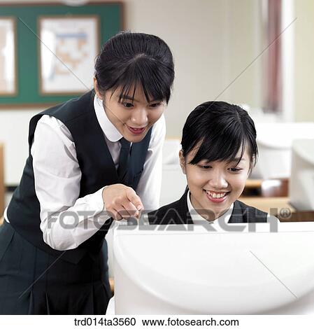 Students studying in the computer lab View Large Photo Image Stock Image - Students studying in the computer lab. Fotosearch