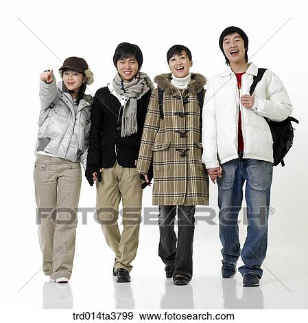 Teen in winter clothes attending school View Large Photo Image Stock Photo - Teen in winter clothes attending school. Fotosearch