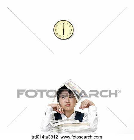 Teens in school uniform staying up night for studying View Large Photo Image Stock Image - Teens in school uniform staying up night for studying. Fotosearch