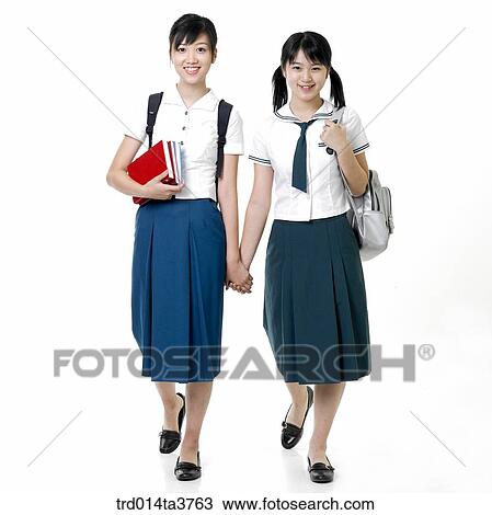 Teens in uniform attending school View Large Photo Image Stock Image - Teens in uniform attending school. Fotosearch
