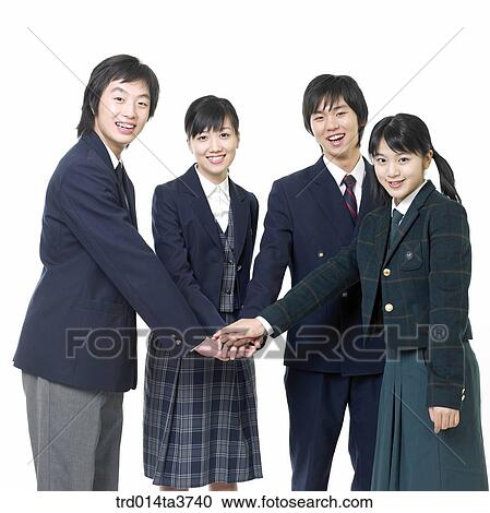 Teens in uniform with cheering View Large Photo Image Stock Image - Teens in uniform with cheering. Fotosearch