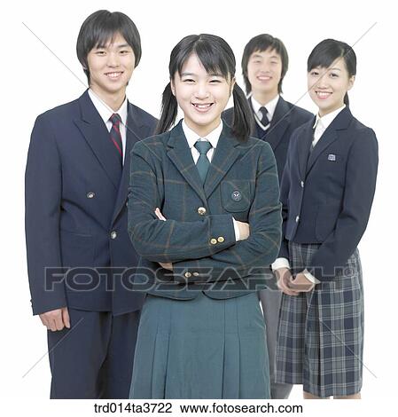 Teens with big smile standing together View Large Photo Image Stock Image - Teens with big smile standing together. Fotosearch