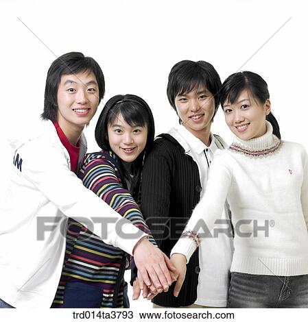 Teens with cheering View Large Photo Image Stock Image - Teens with cheering . Fotosearch