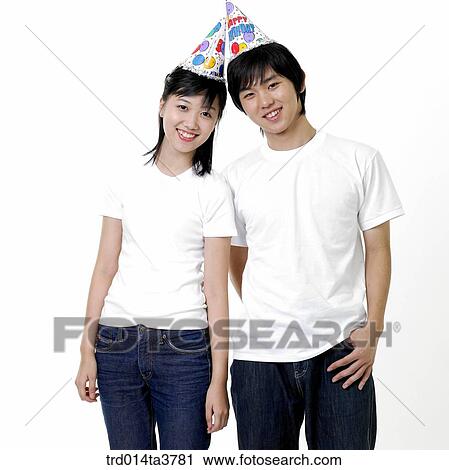 Teens with peaked hat View Large Photo Image Stock Image - Teens with peaked hat. Fotosearch