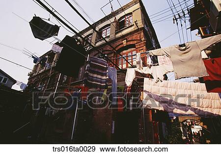 China, Shanghai, alley of downtown Shanghai View Large Photo Image Stock Photo - China, Shanghai, alley of downtown Shanghai. Fotosearch