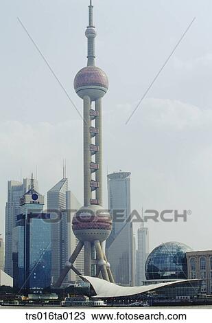 China, Shanghai, Pagoda in Pudong View Large Photo Image Stock Image - China, Shanghai, Pagoda in Pudong. Fotosearch
