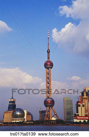 China, Shanghai, Pagoda View Large Photo Image Stock Photo - China, Shanghai, Pagoda. Fotosearch