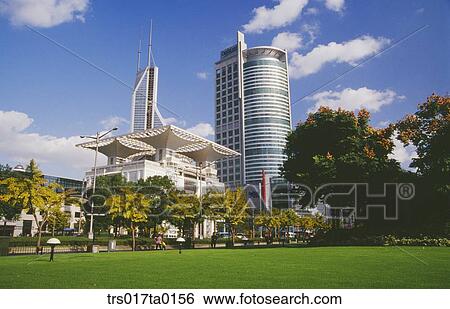 China, Shanghai, scene of people's plaza View Large Photo Image Stock Photograph - China, Shanghai, scene of people's plaza. Fotosearch