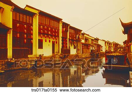 China, Shanghai, scene of village View Large Photo Image Stock Photography - China, Shanghai, scene of village. Fotosearch