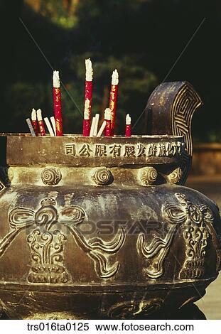 China, Shanghai, temple and incense View Large Photo Image Stock Photography - China, Shanghai, temple and incense. Fotosearch
