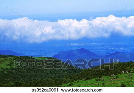 Jeju Island, Scene of Mt. Hanla View Large Photo Image Stock Image - Jeju Island, Scene of Mt. Hanla. Fotosearch