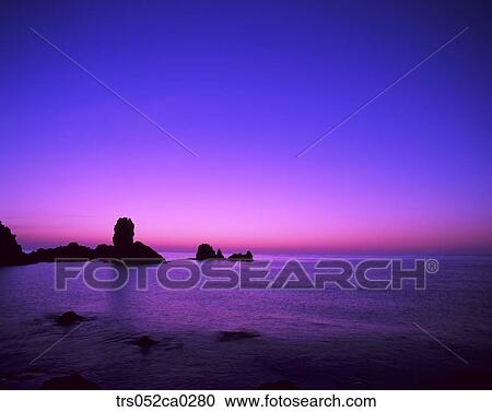 Jeju Island/ glowed sea View Large Photo Image Stock Image - Jeju Island/ glowed sea. Fotosearch