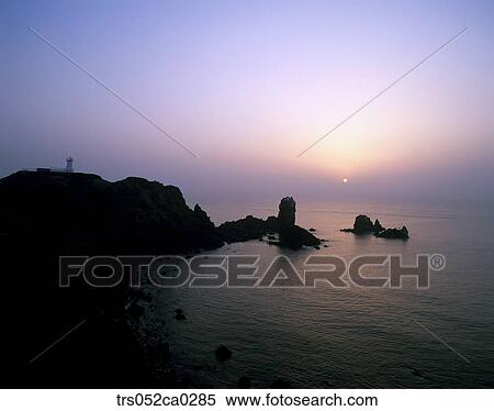 Jeju Island/Island at dawn View Large Photo Image Stock Photography - Jeju Island/Island at dawn. Fotosearch