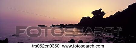 Jeju Island/ glowed sea View Large Photo Image Stock Image - Jeju Island/ glowed sea. Fotosearch