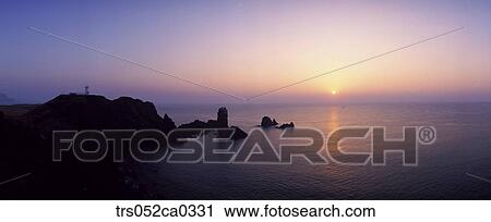 Jeju Island/ island on glowed sea View Large Photo Image Stock Image - Jeju Island/ island on glowed sea. Fotosearch