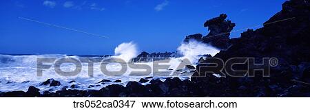 Jeju Island/Rocks wit smashing wave View Large Photo Image Stock Photo - Jeju Island/Rocks wit smashing wave. Fotosearch