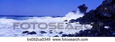 Jeju Island/Rocks wit smashing wave View Large Photo Image Stock Photo - Jeju Island/Rocks wit smashing wave. Fotosearch