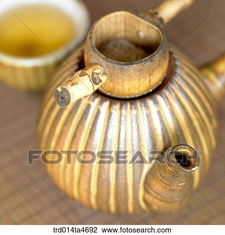 Close up of teapot, tea making set View Large Photo Image Stock Image - Close up of teapot, tea making set. Fotosearch
