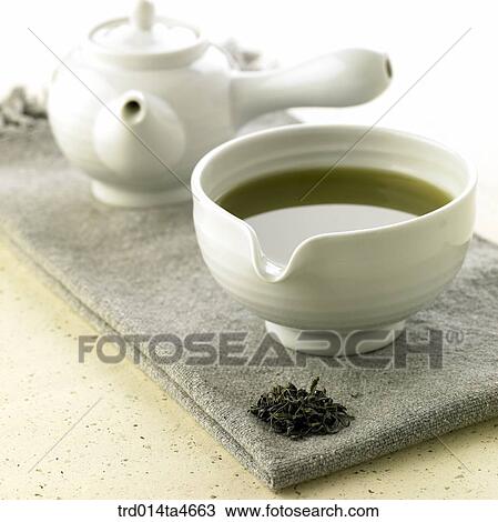 White teapot and tea cups and green tea. View Large Photo Image Stock Image - White teapot and tea cups and green tea.. Fotosearch