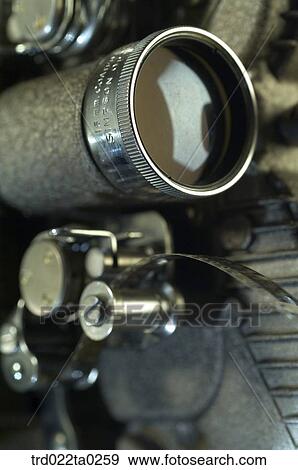 Stock Photo - Image/Movie equipment, a part of a projector. Fotosearch