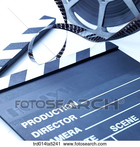 Image/movie films and clapper board View Large Photo Image Stock Image - Image/movie films and clapper board. Fotosearch