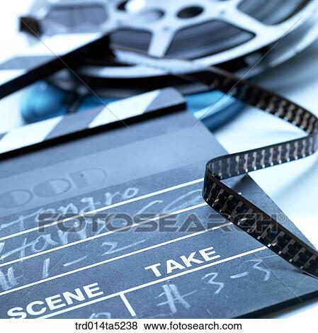 Image/movie films and clapper board View Large Photo Image Stock Photo - Image/movie films and clapper board. Fotosearch