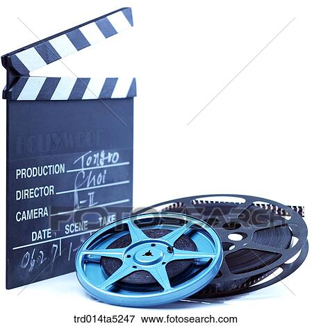 Image/movie films and clapper board View Large Photo Image Stock Photo - Image/movie films and clapper board. Fotosearch