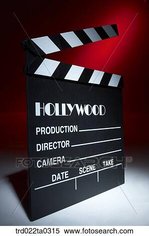 Stock Photography - Image/shooting equipment and a clapperboard. Fotosearch