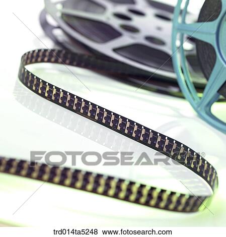 Stock Photo - Image/two rolls of movie film. Fotosearch